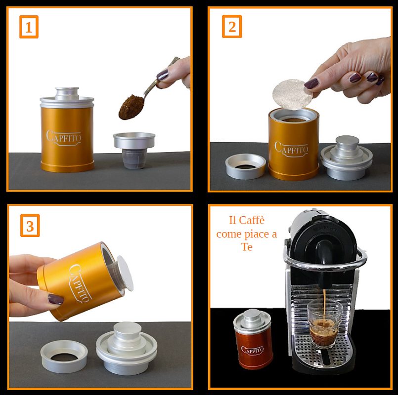 capfito instructions-capsules réutilisables-nespresso